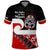 Personalised Te Reo Maori New Zealand Polo Shirt Kia Haka Maori Fern With Tino Rangatiratanga LT14 Red - Polynesian Pride