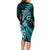 new-zealand-darts-family-matching-long-sleeve-bodycon-dress-and-hawaiian-shirt-happiness-is-a-tight-threesome-maori-turquoise