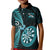 New Zealand Darts Kid Polo Shirt Happiness Is A Tight Threesome Maori Turquoise LT14 Kid Turquoise - Polynesian Pride