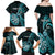 personalised-new-zealand-darts-family-matching-off-shoulder-maxi-dress-and-hawaiian-shirt-happiness-is-a-tight-threesome-maori-turquoise