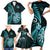 personalised-new-zealand-darts-family-matching-short-sleeve-bodycon-dress-and-hawaiian-shirt-happiness-is-a-tight-threesome-maori-turquoise