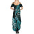 personalised-new-zealand-darts-family-matching-summer-maxi-dress-and-hawaiian-shirt-happiness-is-a-tight-threesome-maori-turquoise