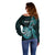 personalised-new-zealand-darts-off-shoulder-sweater-happiness-is-a-tight-threesome-maori-turquoise