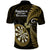 New Zealand Darts Polo Shirt Happiness Is A Tight Threesome Maori Gold LT14 - Polynesian Pride