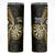 New Zealand Darts Skinny Tumbler Happiness Is A Tight Threesome Maori Gold