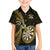 Personalised New Zealand Darts Kid Hawaiian Shirt Happiness Is A Tight Threesome Maori Gold LT14 - Polynesian Pride