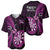 New Zealand Darts Baseball Jersey Happiness Is A Tight Threesome Maori Pink LT14 - Polynesian Pride