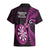 New Zealand Darts Hawaiian Shirt Happiness Is A Tight Threesome Maori Pink LT14 - Polynesian Pride