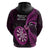 New Zealand Darts Hoodie Happiness Is A Tight Threesome Maori Pink LT14 - Polynesian Pride