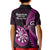 New Zealand Darts Kid Polo Shirt Happiness Is A Tight Threesome Maori Pink LT14 - Polynesian Pride