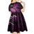 New Zealand Darts Kid Short Sleeve Dress Happiness Is A Tight Threesome Maori Pink LT14 - Polynesian Pride