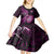 New Zealand Darts Kid Short Sleeve Dress Happiness Is A Tight Threesome Maori Pink LT14 - Polynesian Pride