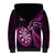 New Zealand Darts Sherpa Hoodie Happiness Is A Tight Threesome Maori Pink LT14 - Polynesian Pride