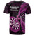 New Zealand Darts T Shirt Happiness Is A Tight Threesome Maori Pink LT14 - Polynesian Pride