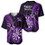 New Zealand Darts Baseball Jersey Happiness Is A Tight Threesome Maori Purple LT14 - Polynesian Pride