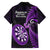 New Zealand Darts Family Matching Long Sleeve Bodycon Dress and Hawaiian Shirt Happiness Is A Tight Threesome Maori Purple LT14 - Polynesian Pride