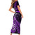 New Zealand Darts Family Matching Short Sleeve Bodycon Dress and Hawaiian Shirt Happiness Is A Tight Threesome Maori Purple LT14 - Polynesian Pride