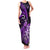 New Zealand Darts Family Matching Tank Maxi Dress and Hawaiian Shirt Happiness Is A Tight Threesome Maori Purple LT14 Mom's Dress Purple - Polynesian Pride