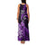 New Zealand Darts Family Matching Tank Maxi Dress and Hawaiian Shirt Happiness Is A Tight Threesome Maori Purple LT14 - Polynesian Pride