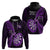 New Zealand Darts Hoodie Happiness Is A Tight Threesome Maori Purple LT14 - Polynesian Pride