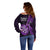 New Zealand Darts Off Shoulder Sweater Happiness Is A Tight Threesome Maori Purple LT14 - Polynesian Pride