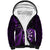 New Zealand Darts Sherpa Hoodie Happiness Is A Tight Threesome Maori Purple LT14 Unisex Purple - Polynesian Pride