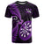 New Zealand Darts T Shirt Happiness Is A Tight Threesome Maori Purple LT14 Purple - Polynesian Pride