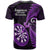 New Zealand Darts T Shirt Happiness Is A Tight Threesome Maori Purple LT14 - Polynesian Pride