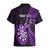 Personalised New Zealand Darts Hawaiian Shirt Happiness Is A Tight Threesome Maori Purple LT14 - Polynesian Pride