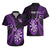 Personalised New Zealand Darts Hawaiian Shirt Happiness Is A Tight Threesome Maori Purple LT14 - Polynesian Pride