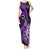 Personalised New Zealand Darts Tank Maxi Dress Happiness Is A Tight Threesome Maori Purple LT14 Women Purple - Polynesian Pride