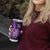 Personalised New Zealand Darts Tumbler Cup Happiness Is A Tight Threesome Maori Purple