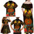 Papua New Guinea Central Province Family Matching Off Shoulder Maxi Dress and Hawaiian Shirt Papua Niugini Coat Of Arms With Flag Style LT14 - Polynesian Pride