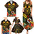 Papua New Guinea Chimbu Province Family Matching Summer Maxi Dress and Hawaiian Shirt Papua Niugini Coat Of Arms With Flag Style LT14 - Polynesian Pride