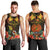 Papua New Guinea Chimbu Province Men Tank Top Papua Niugini Coat Of Arms With Flag Style LT14 - Polynesian Pride