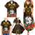 Papua New Guinea East New Britain Province Family Matching Summer Maxi Dress and Hawaiian Shirt Papua Niugini Coat Of Arms With Flag Style LT14 - Polynesian Pride