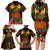 Papua New Guinea Western Province Family Matching Long Sleeve Bodycon Dress and Hawaiian Shirt Papua Niugini Coat Of Arms With Flag Style LT14 - Polynesian Pride