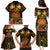 Papua New Guinea Western Province Family Matching Puletasi Dress and Hawaiian Shirt Papua Niugini Coat Of Arms With Flag Style LT14 - Polynesian Pride