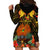 Papua New Guinea Western Province Hoodie Dress Papua Niugini Coat Of Arms With Flag Style LT14 - Polynesian Pride