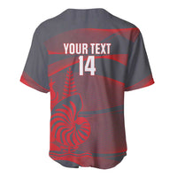 Custom New Caledonia Football Baseball Jersey Allez Les Cagous Grey Version LT14 - Polynesian Pride