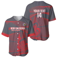 Custom New Caledonia Football Baseball Jersey Allez Les Cagous Grey Version LT14 - Polynesian Pride