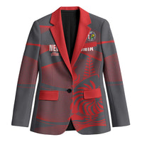Custom New Caledonia Football Blazer Allez Les Cagous Grey Version LT14 Unisex Grey - Polynesian Pride