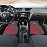 Custom New Caledonia Football Car Mats Allez Les Cagous Grey Version LT14 Set 2pcs - Front Grey - Polynesian Pride