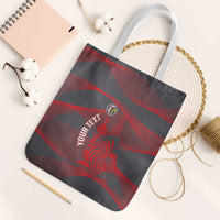 Custom New Caledonia Football Tote Bag Allez Les Cagous Grey Version LT14 White Strap One Size Grey - Polynesian Pride