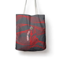Custom New Caledonia Football Tote Bag Allez Les Cagous Grey Version LT14 - Polynesian Pride