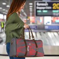 Custom New Caledonia Football Travel Bag Allez Les Cagous Grey Version LT14 - Polynesian Pride