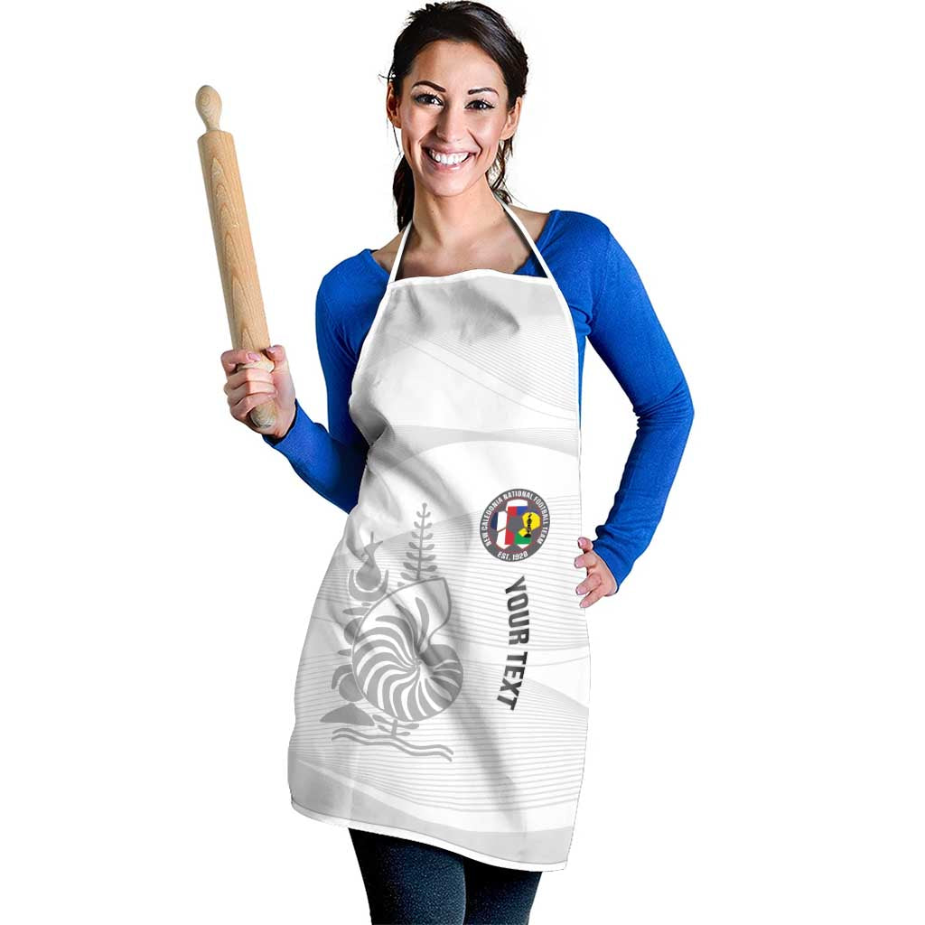 Custom New Caledonia Football Apron Allez Les Cagous White Version LT14 - Polynesian Pride