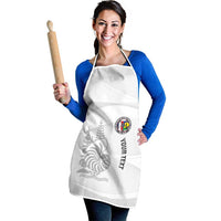 Custom New Caledonia Football Apron Allez Les Cagous White Version LT14 - Polynesian Pride