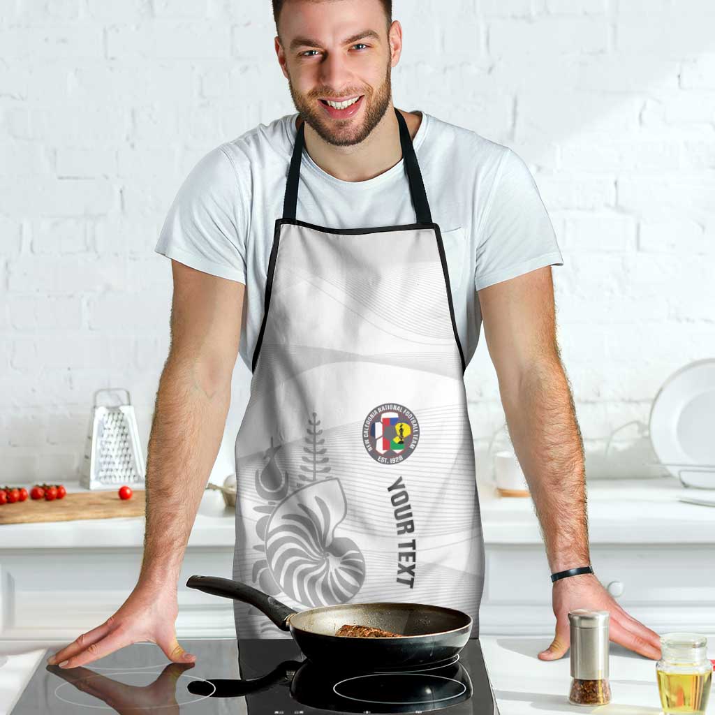 Custom New Caledonia Football Apron Allez Les Cagous White Version LT14 - Polynesian Pride