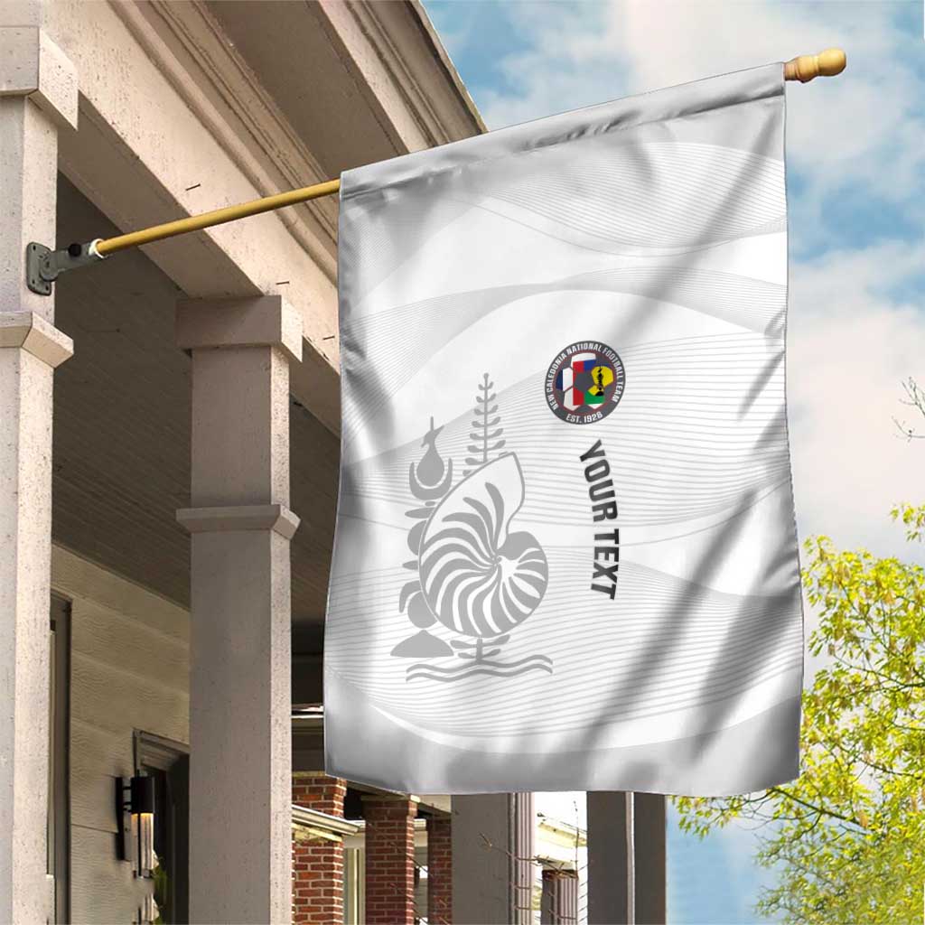 Custom New Caledonia Football Garden Flag Allez Les Cagous White Version LT14 House Flag White - Polynesian Pride